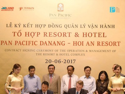Ký hợp đồng vận hành Pan Pacific Danang- Hoi An Resort