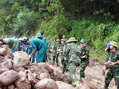 Công tác khắc phục thiệt hại sau mưa lũ đang được Quảng Ninh khẩn trương triển khai. Ảnh minh họa