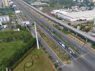Một dự án BOT giao thông tại TP.HCM - Ảnh: Lê Toàn.
