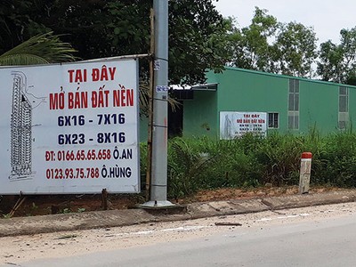 Nhiều dự án đất nền tại Phú Quốc đang miệt mài tìm khách. Ảnh: Việt Dương