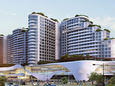 Phối cảnh trung tâm thương mại phức hợp lớn nhất tại khu vực Quận Thủ Đức và toàn phía Đông Bắc thành phố