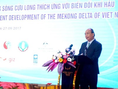 Thủ tướng Nguyễn Xuân Phúc nhấn mạnh, mọi hoạt động đầu tư cho ĐBSCL phải đảm bảo có sự điều phối liên ngành, vùng, ưu tiên tập trung các công trình động lực