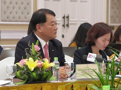 Ông Hyun Woo Bang, Phó tổng giám đốc Samsung Việt Nam hi vọng tới năm 2020 sẽ có 50 doanh nghiệp nội địa trở thành nhà cung ứng cấp 1 của Samsung Việt Nam