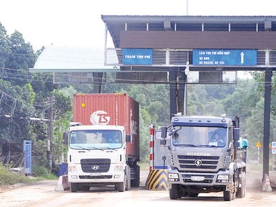 Xe đã được lưu thông trên đường chuyên dùng