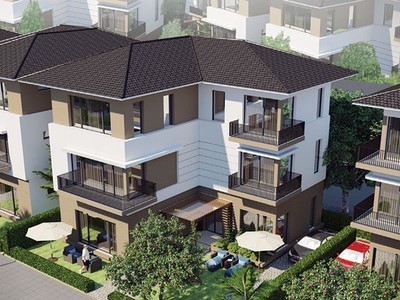 Phối cảnh biệt thự Dự án BT5, Khu đô thị Splendora