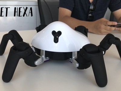 HEXA, robot mô phỏng nhện có thể điều khiển và lập trình được