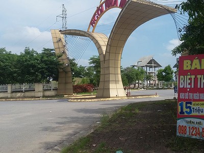 Khu đô thị Ngôi nhà mới hiện chỉ lác đác vài hộ chuyển về ở. Ảnh: Nguyễn Thành