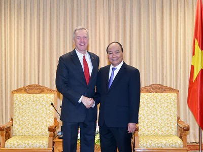 Thủ tướng Nguyễn Xuân Phúc tiếp Đại sứ Hoa Kỳ tại Việt Nam Ted Osius