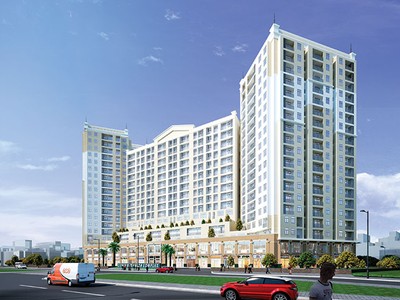 Phối cảnh dự án CentumWeath do liên doanh giữa Thuduc House và Dewon Co.,Ltd làm chủ đầu tư.