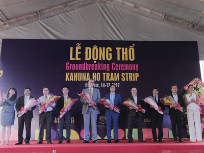 Khởi công Dự án Condotel và biệt thự Kahuna Hồ Tràm Strip