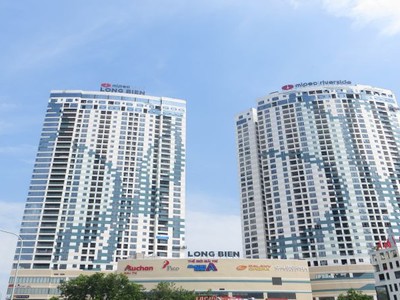 Doanh nghiệp đầu tư phân khúc chung cư đã quan tâm đến các dịch vụ tiện ích để thu hút khách hàng. Trong ảnh: Chung cư Mipec Reverside Long Biên (Hà Nội).