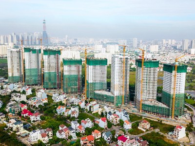 Một dự án quy mô 1.800 căn được bàn giao cuốn chiếu trong năm 2018. Ảnh: H.T