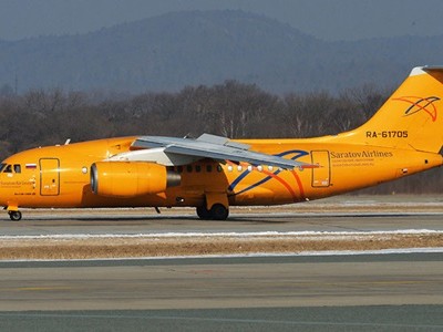 Một chiếc máy bay của hãng hàng không Saratov Airlines. Ảnh: Sputnik.