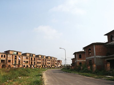 Tình trạng đìu hiu tại dự án Nam An Khánh của Sudico 
đã kéo dài nhiều năm nay