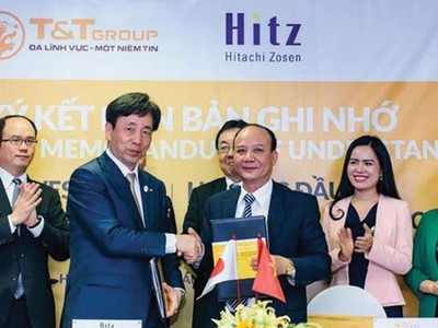 T&T bắt tay Hitachi Zosen triển khai dự án đốt rác phát điện