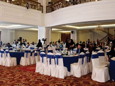 Hội trường của Lạc Hồng Palace, tầng 5 Parkson Plaza, Hải Phòng - 2 tầng mới đủ sức chứa gần 1.000 người