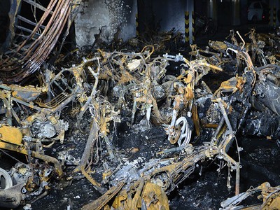 Vụ cháy tại Chung cư Carina gây thiệt hại rất lớn về con người và tài sản