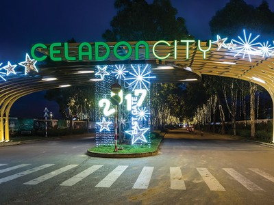 Vẻ đẹp Celadon City khi đêm về