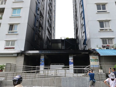 Vụ cháy Chung cư Carina để lại bài học đắt giá cho thị trường căn hộ. Ảnh: Lê Toàn