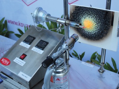 Mẫu thử nghiệm sơn chống cháy Nano KOVA 