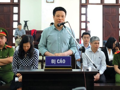 Bị cáo Hà Văn Thắm tại phiên xét xử phúc thẩm