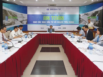 Tọa đàm "Tài chính tiêu dùng: An toàn cho các nhà đầu tư và người tiêu dùng" tổ chức sáng 22/5 tại Tòa soạn Báo Đầu tư