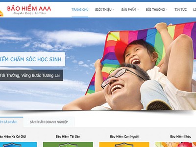 Website của AAA chưa có mục "Công bố sản phẩm bảo hiểm mới" như quy định