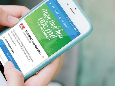 Ứng dụng riêng của FE Credit trên điện thoại thông minh