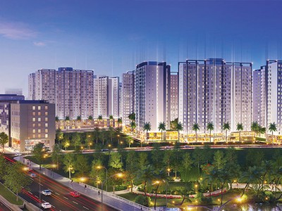 Phối cảnh dự kiến Khu đô thị Akari City tại TP.HCM