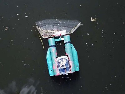 Robot thu gom rác thải trên sông từ bất cứ nơi nào trên thế giới qua trình duyệt web