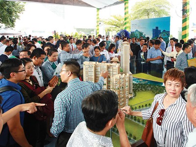 Rất khó có khả năng xảy ra bong bóng bất động sản trong năm 2018 là rất ít. Ảnh: Lê Toàn