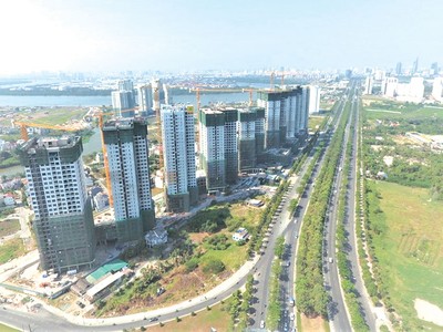 Phân khúc chung cư sẽ chiếm lĩnh thị trường bất động sản TP.HCM những tháng cuối năm. Ảnh: Gia Huy