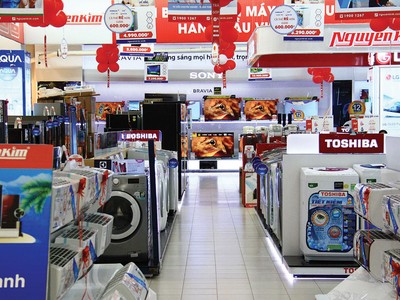 Các doanh nghiệp nội trong lĩnh vực bán lẻ đang chiếm ưu thế. Ảnh: Thanh Huyền.