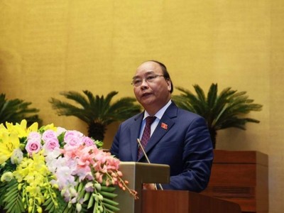 Thủ tướng Nguyễn Xuân Phúc nhấn mạnh, thời gian tới Chính phủ sẽ tiếp tục vận động Nghị viện châu Âu để sớm ký kết, phê chuẩn Hiệp định FTA với EU cuối năm 2018, đầu năm 2019 (Ảnh: Nhật Bắc/VGP).