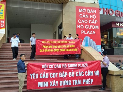 Không tìm được tiếng nói chung khiến các vụ tranh chấp tại nhiều chung cư kéo dài triền miên.