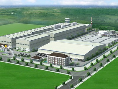 Phối cảnh Dự án Nhà máy giấy Đại Dương vừa bị thu hồi do tỉnh Tiền Giang lo ngại vấn đề ô nhiễm môi trường có thể xảy ra.