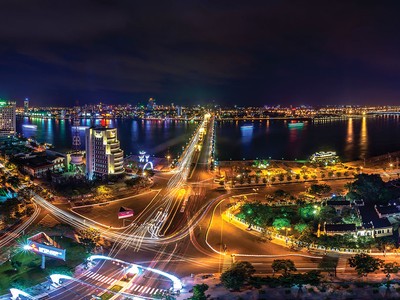 Thành phố Đà Nẵng về đêm
