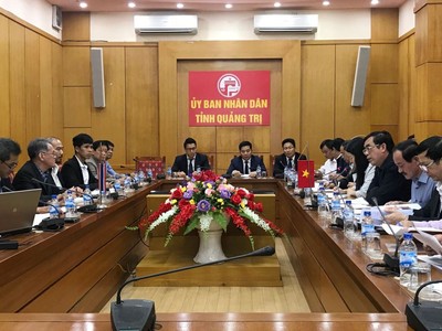 Buổi làm việc giữa UBND tỉnh Quảng Trị và Công ty Điện lực Quốc tế Thái Lan.