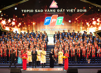 FPT được xướng danh trong Top 10 Sao Vàng đất Việt 2018