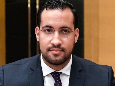 Alexandre Benalla, cựu vệ sĩ của Tổng thống Pháp Emmanuel Macron. Ảnh: AFP.