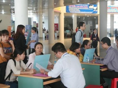 à Nội đã tổ chức nhiều san giao dịch việc làm trong năm 2018 (ảnh minh họa: Internet)