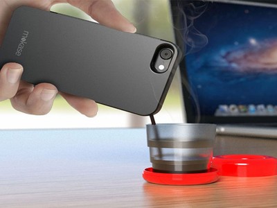 Mokase: Ốp lưng điện thoại kiêm máy pha cà phê