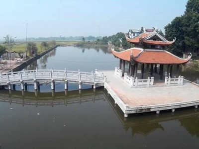 Đền Hát Môn nằm tại huyện Phúc Thọ (Ảnh: Internet)