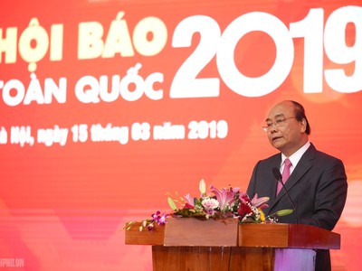Thủ tướng Nguyễn Xuân Phúc dự Lễ khai mạc Hội báo Toàn quốc 2019
