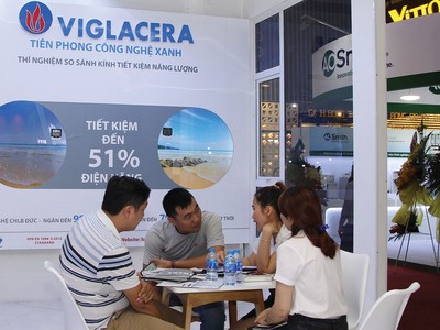 Doanh nghiệp sản xuất vật liệu xây dựng Việt Nam ngày càng quan tâm tới vật liệu xanh. 