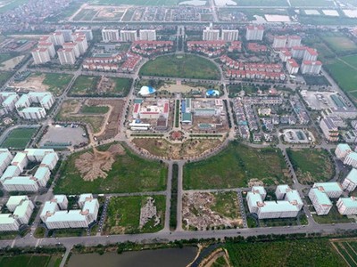 Viglacera chính là chủ đầu tư của hơn 1.000 căn hộ thu nhập thấp tại Khu đô thị Đặng Xá, Gia Lâm, Hà Nội. Ảnh: Tiến Tuấn.