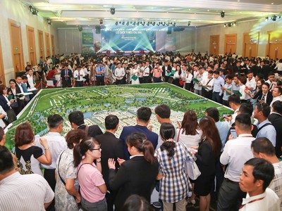 Đầu tư dự án bất động sản tại các tỉnh lân cận đang là gu mới của nhiều doanh nghiệp bất động sản TP.HCM. Ảnh: Gia Huy 