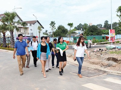 Giá bất động sản TP.HCM tăng mạnh và liên tiếp thiết lập mặt bằng giá mới trong thời gian qua. Ảnh: Lê Toàn