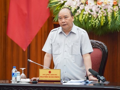 Thủ tướng Chính phủ Nguyễn Xuân Phúc phát biểu tại cuộc họp