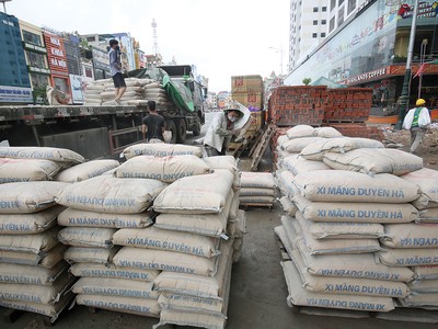 Tổng lượng xi măng tiêu thụ 4 tháng đầu năm tăng cao